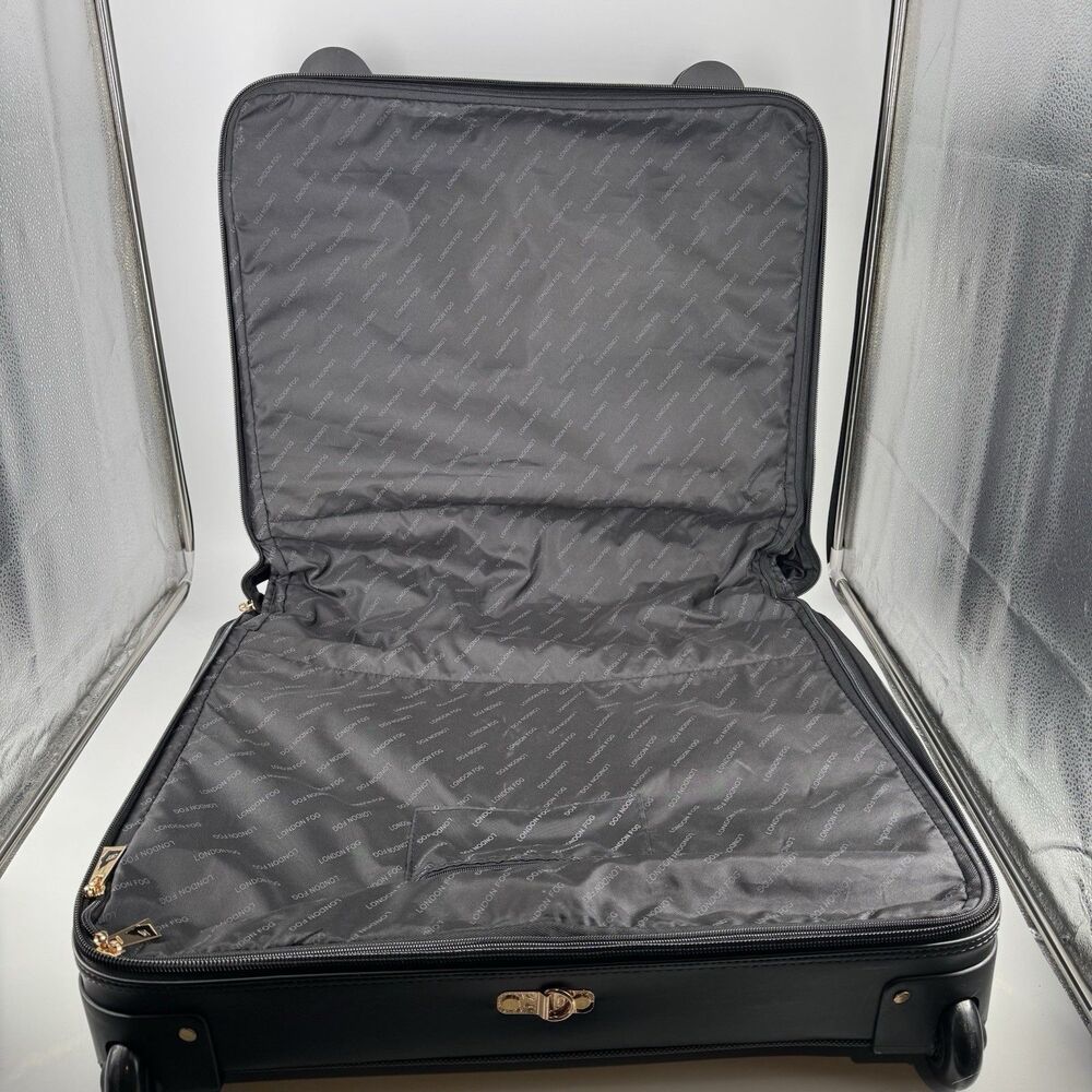 London Fog 44” Wheeled Garment Bag Rolling Luggage w Lock Keys - Picture 4 of 13